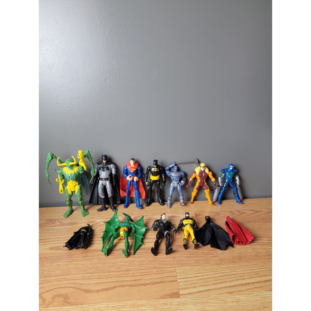DC and Marvel Action Figures Lot of 11 - Batman